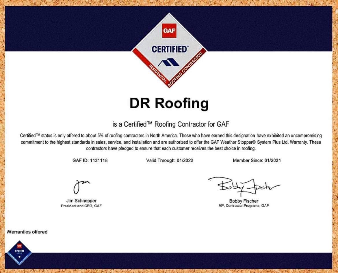 Residential Roofing DR Roofing Inc. ChathamKent, ON Roof Services